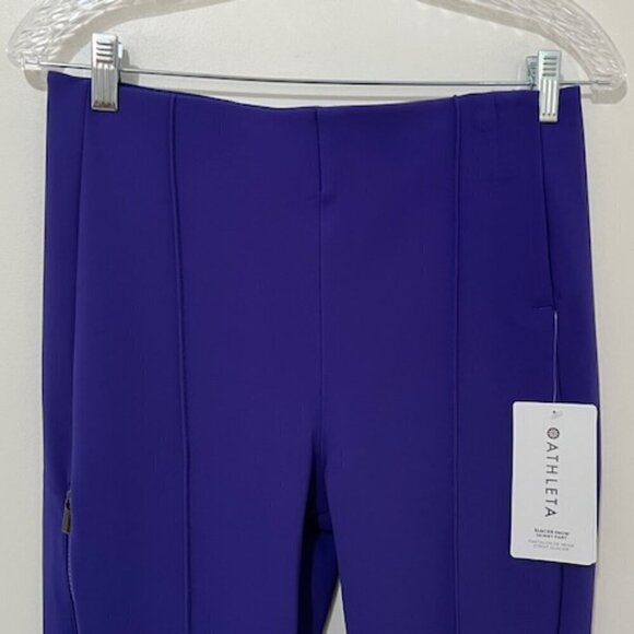 Athleta Glacier Snow Skinny Pant in Noble Blue Women's Size 8 NWT - Picture 3 of 8